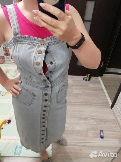 Джинсовый сарафан