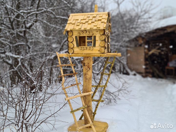 Кормушка для белок и птиц Теремок