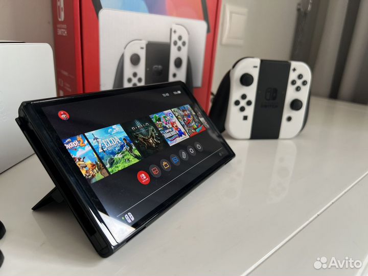 Игровая приставка nintendo switch oled прошитая