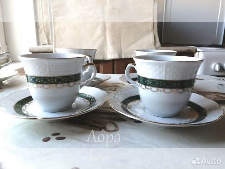 Чайные чашки с блюдцами Thun Чехия