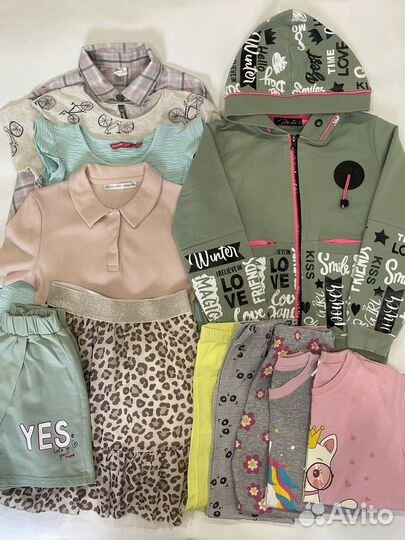 Пакет вещей на девочку 116-128