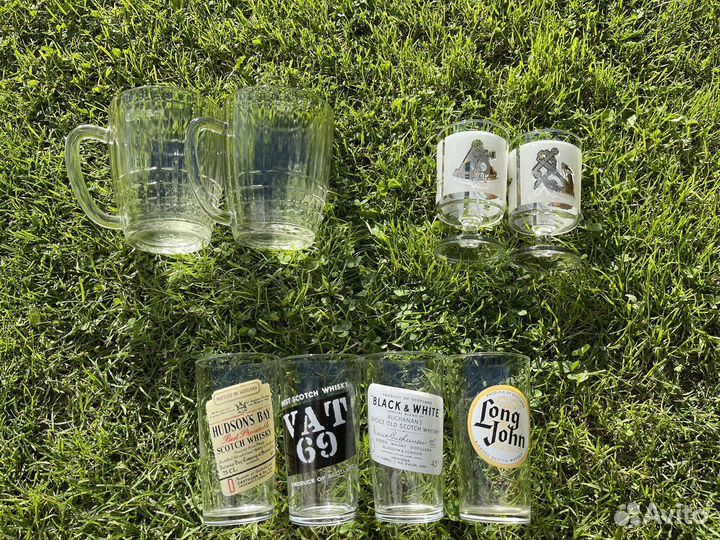 Набор тарелок, тарелки luminarc, суповые, стаканы