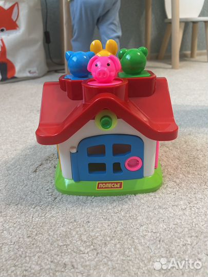 Игрушка Домик сортер с животными