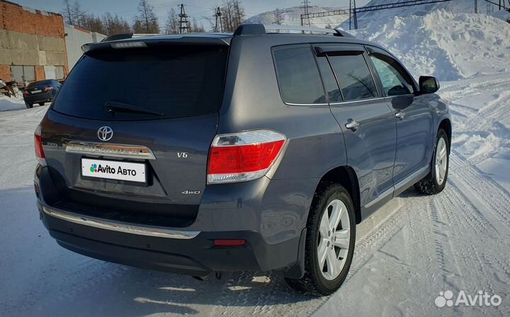 Toyota Highlander 3.5 AT, 2011, 169 000 км