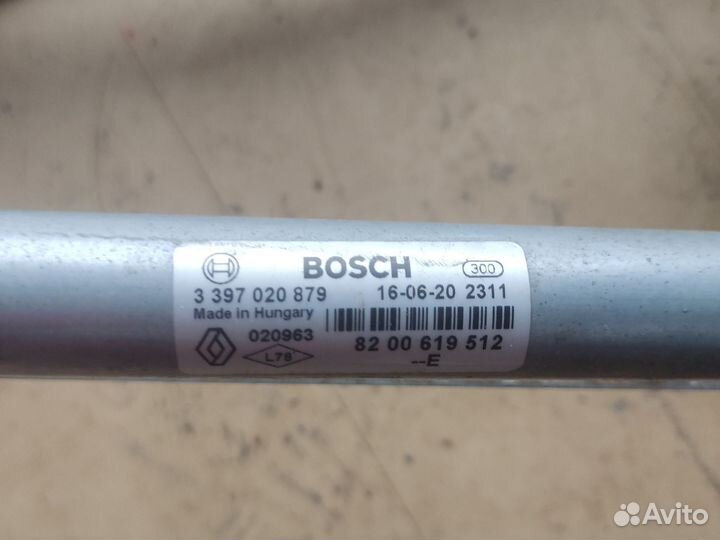 Трапеция стеклоочистителя Renault duster / Sandero