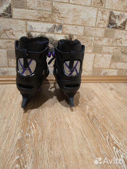 Коньки детские раздвижные 33 36