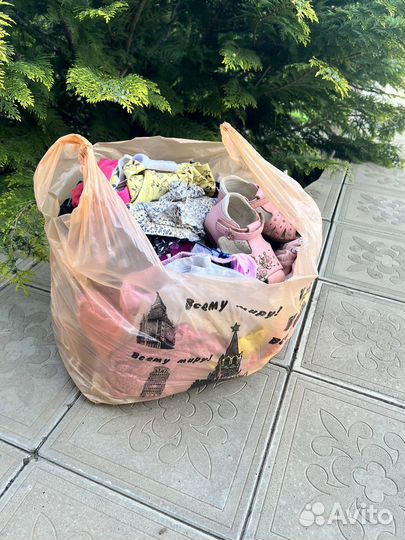 Вещи пакетом для девочки 80-92