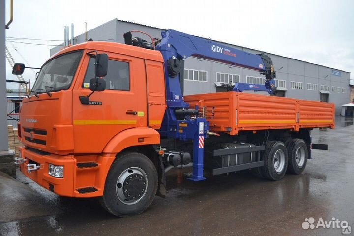 Аренда и услуги манипулятора, стрела 8 т, 23 м, борт 12 т, 6.1 м