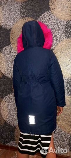 Парка для девочки 134 140 размер