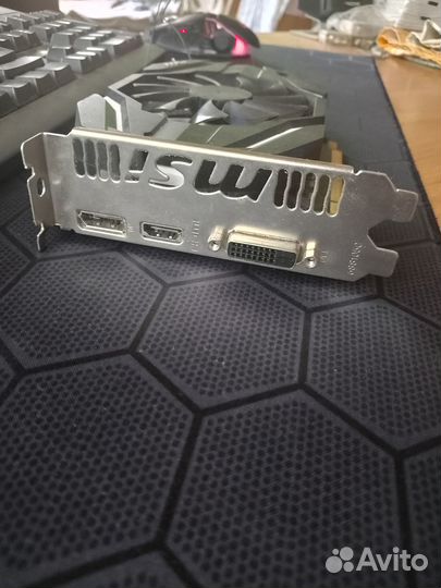 Видеокарта gtx 1050 ti 4gb MSI