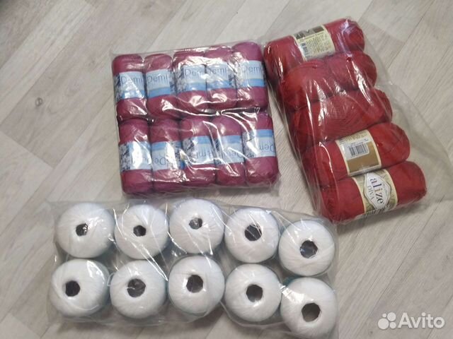 Пряжа, спицы