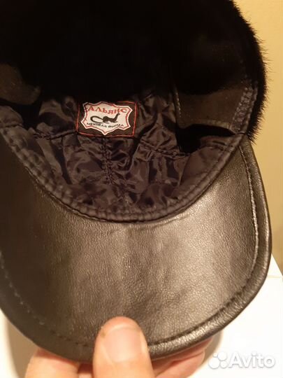 Меховая мужская кепка