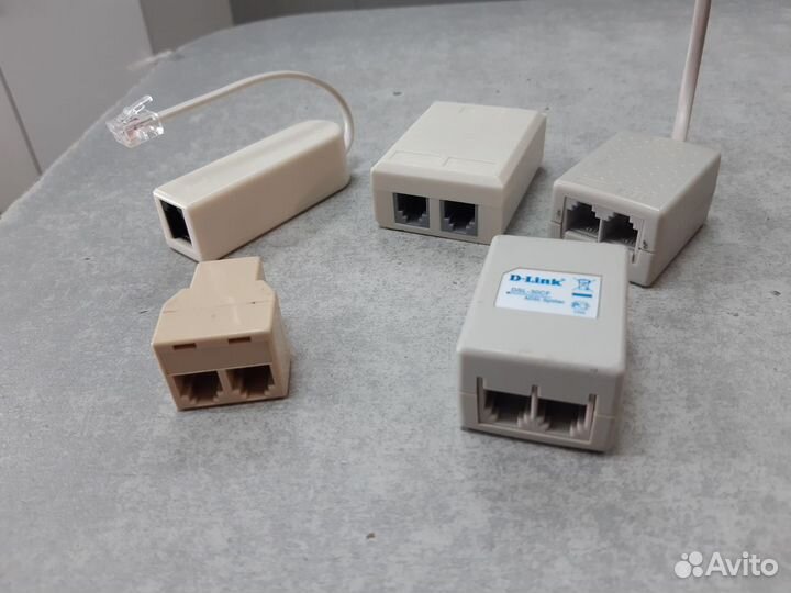 Adsl сплиттер в ассортименте