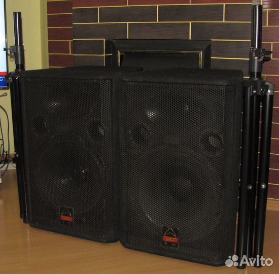 Колонки Wharfedale 1200W Pro 2шт EVP X-15 Стойки