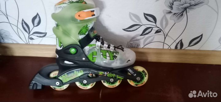 Коньки роликовые с 34-37р