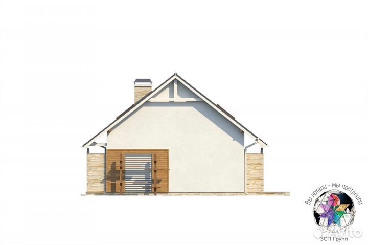 Дом из газоблока 105м2