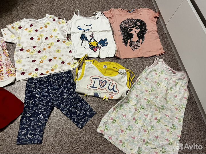 Пакет вещей на девочку 98-104