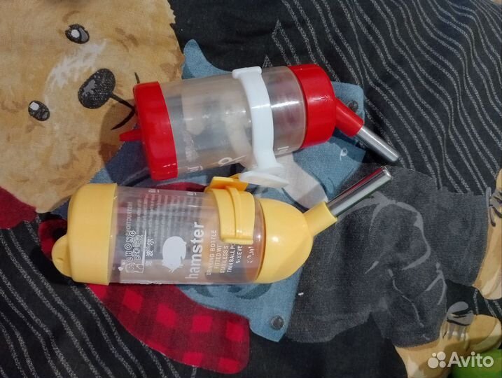 Поилки, беговые колесики, домики, кормушка