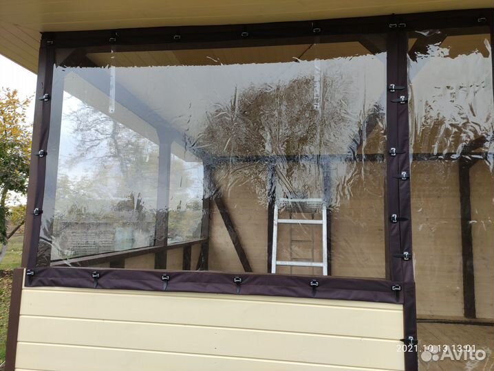 Мягкие окна для кафе летней веранды