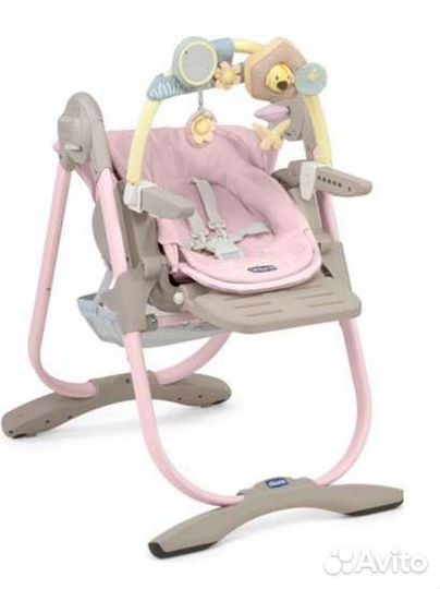 Стульчик для кормления chicco polly magic