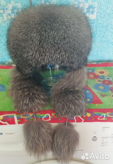 Шапка женская чернобурка