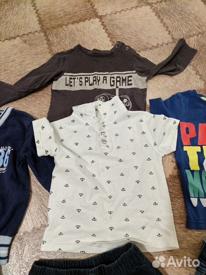Детские вещи пакетом на мальчика 98 92