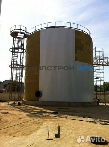 Бак-аккумулятор горячей воды объемом 100 кубов