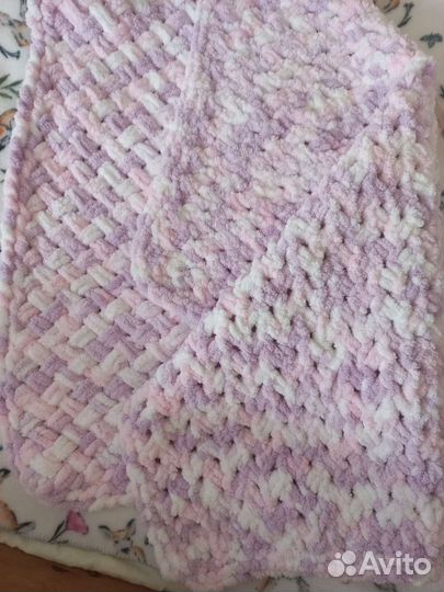 Плед детский плюшевый