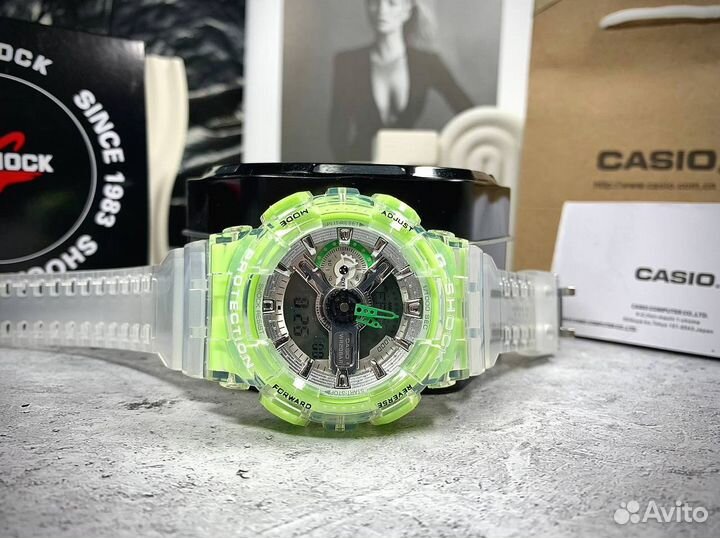 Часы G-Shock 110 салатовые