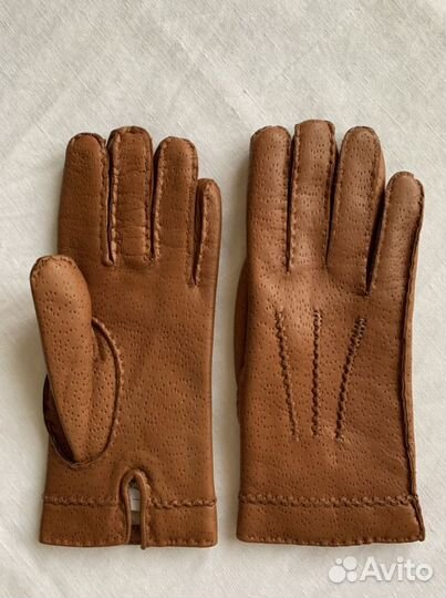 Перчатки кожаные новые шерст. подкл. размер 7