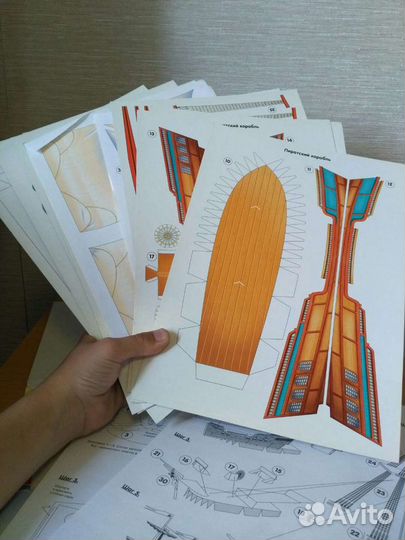 Модель пиратского корабля