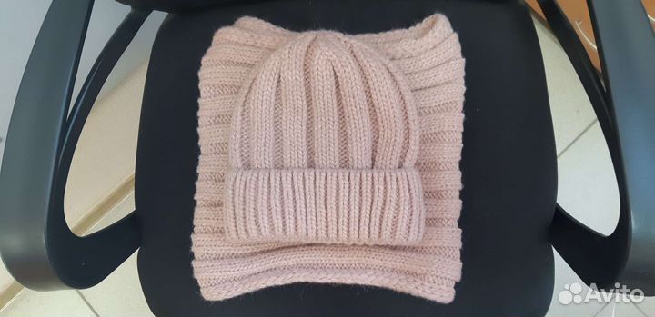 Шапка и снуд размер 55-56