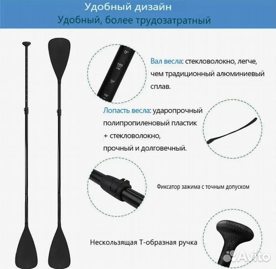 Весло для Сапа двойное