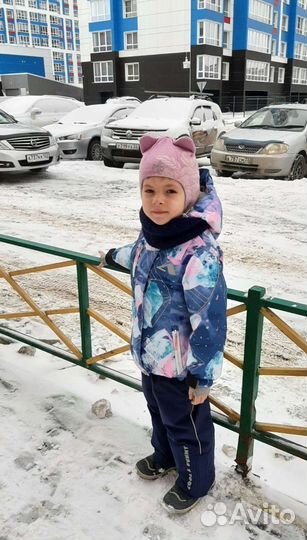 Зимний шлем для девочки 