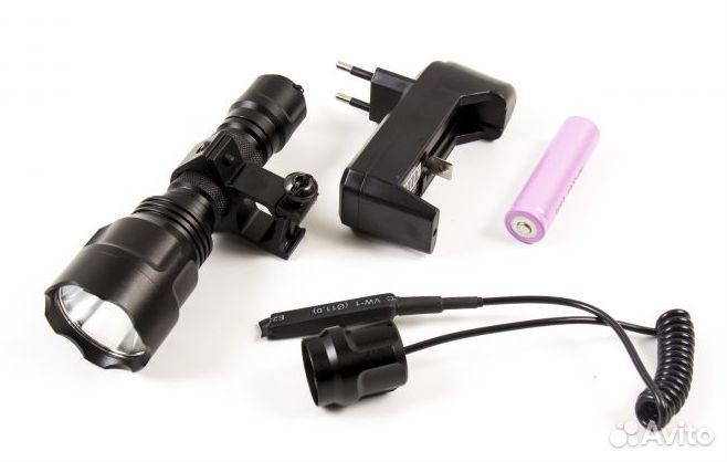 Комплект тактический подствольный фонарь Cree XML2