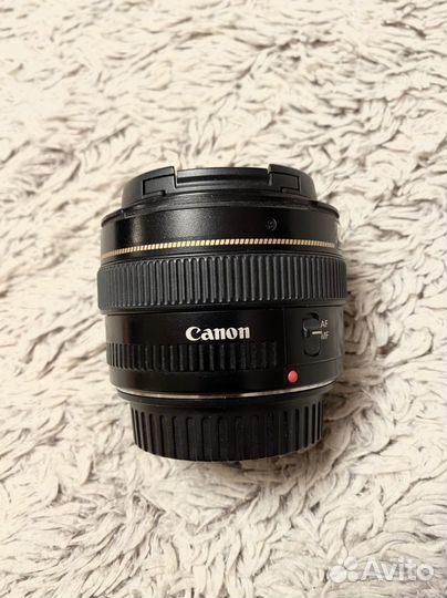Объектив canon 50mm 1 4