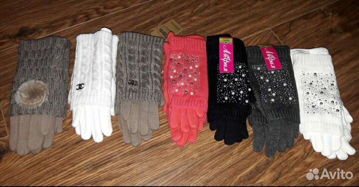 Перчатки 2 в 1