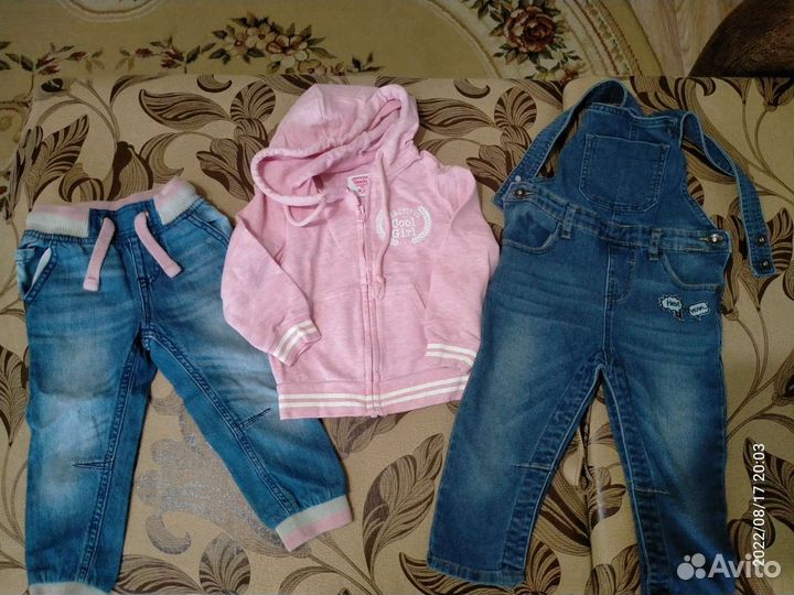 Пакет вещей для девочки 92см