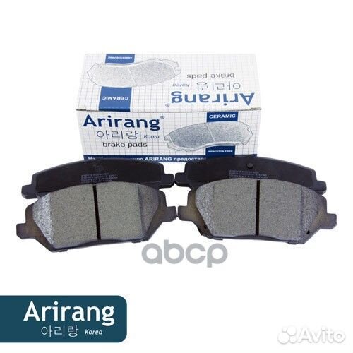 Колодки тормозные дисковые перед ARG281091 Arirang