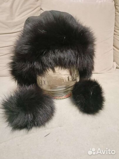 Шапка детская натуральная кожа