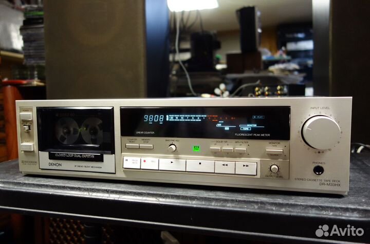 Denon DR-M33HX кассетная дека, Japan, 1986 год