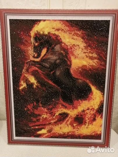 Алмазная мозаика 40 50 готовая
