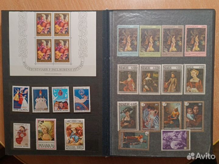 Альбом с марками искусство