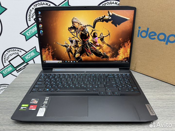 Lenovo 12 ядер Ryzen 5 4600H GTX1650 SSD+1000