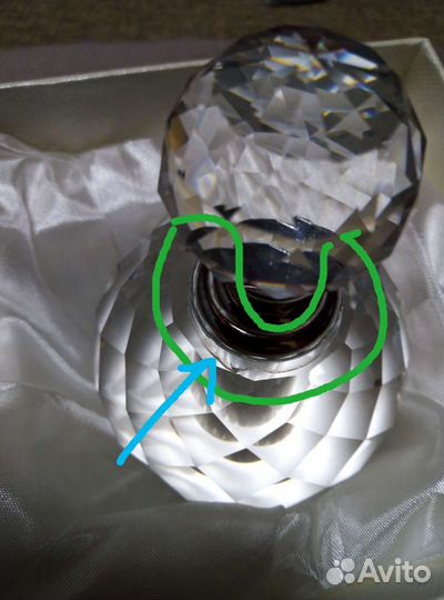 Хрустальный флакон для духов