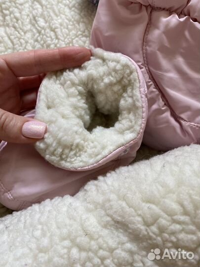 Зимний комбинезон для девочки 74 размер