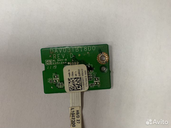 Кнопка включения ноутбука dell n7110