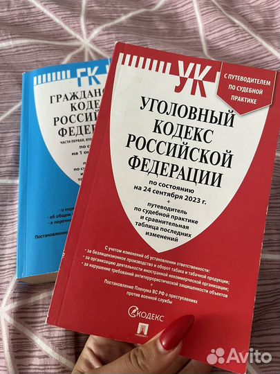 Уголовной кодекс РФ/ Гражданский кодекс РФ