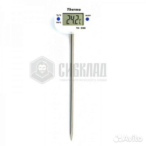 Цифровой термометр та-288 со щупом 13,5 см