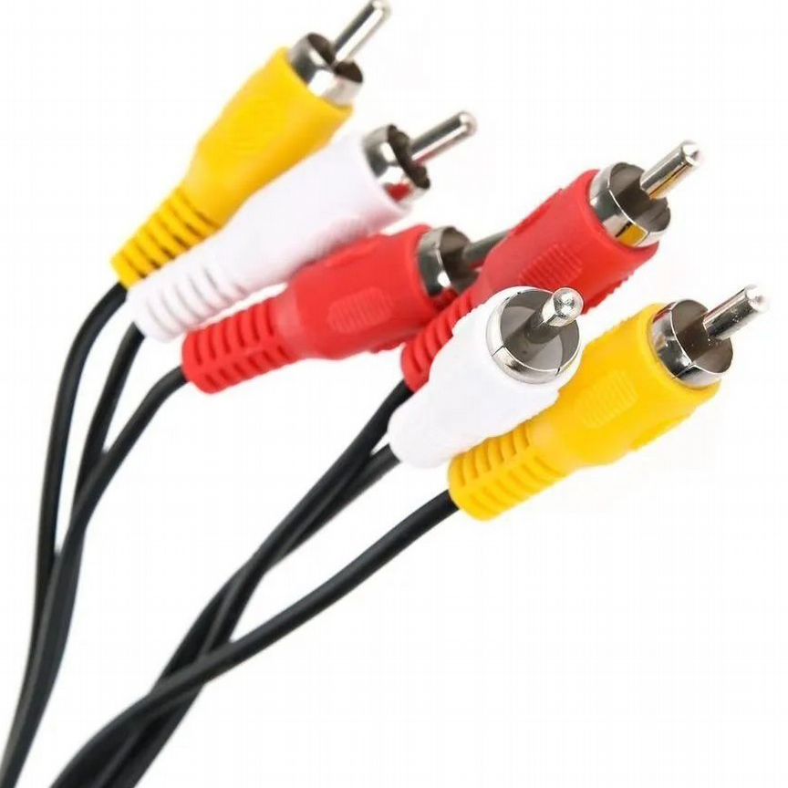 Новый Аудио-Видео Кабель 3x Rca - 3x Rca 1,5 М